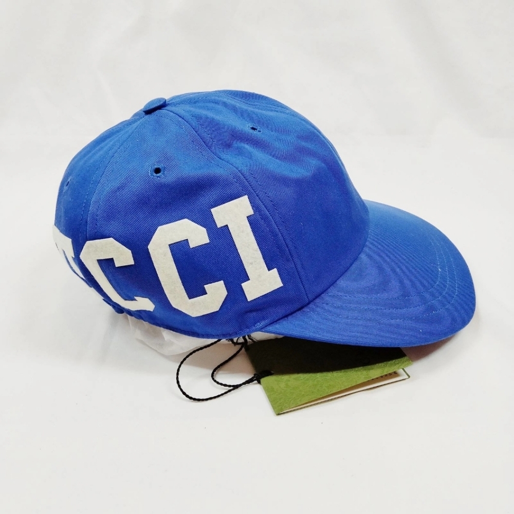 GUCCI Cap  Blue Cotton